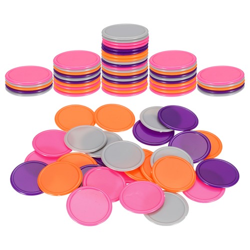 100pcs gray pink orange purple - 100pcs, gray/pink/orange/purple
