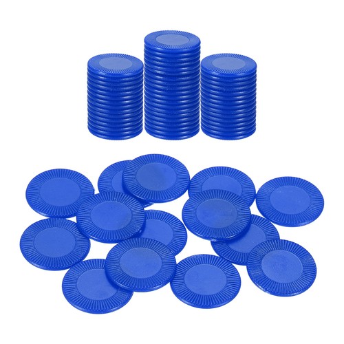 64pcs plastic poker chips - 0.9",