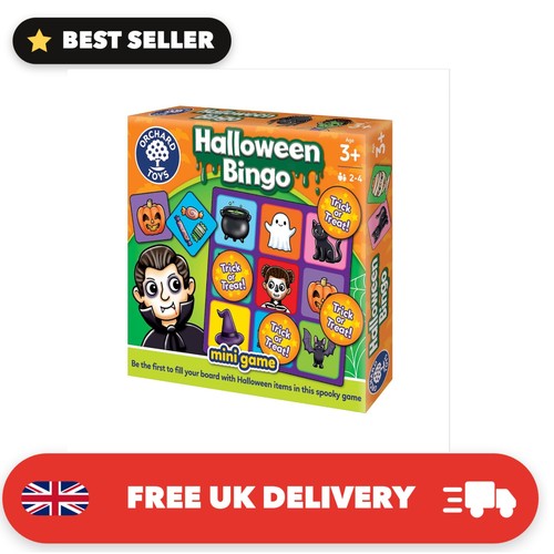 Kids halloween bingo - halloween, game