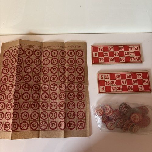 Vintage lotto housey - vintage, or
