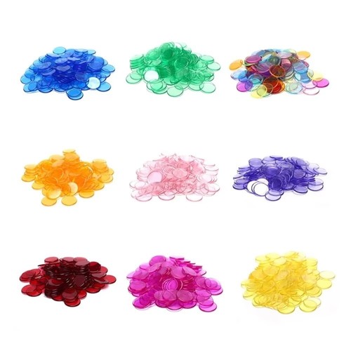 100pcs plastic round counting - round,