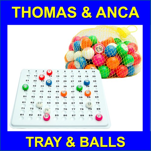 Bingo balls and - balls,