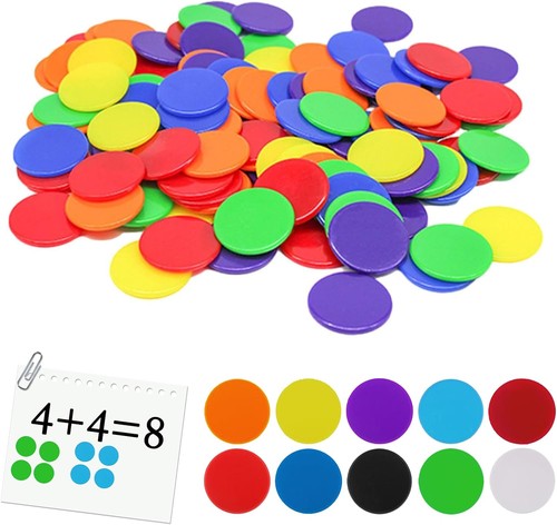 100 pcs colored counting bingo - 100,