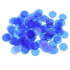 300pcs Bingo Chips Transparent