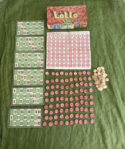 Vintage 1950 chad valley lotto - vintage,