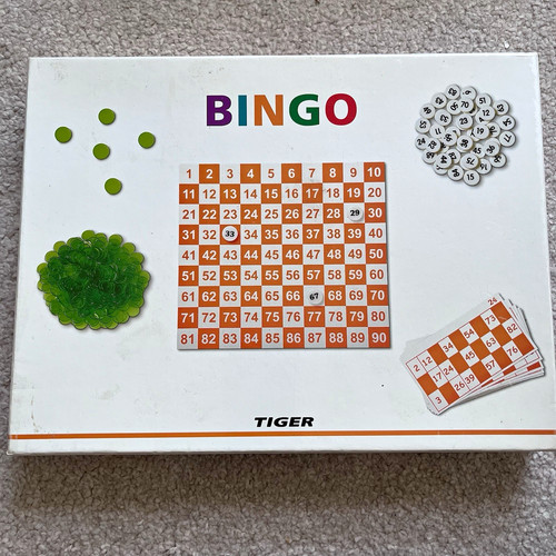 Tiger bingo complete game - bingo,