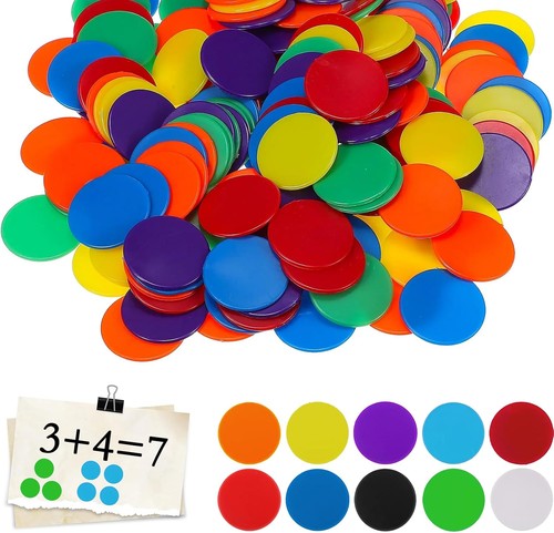 100pcs coloured counters - coloured,