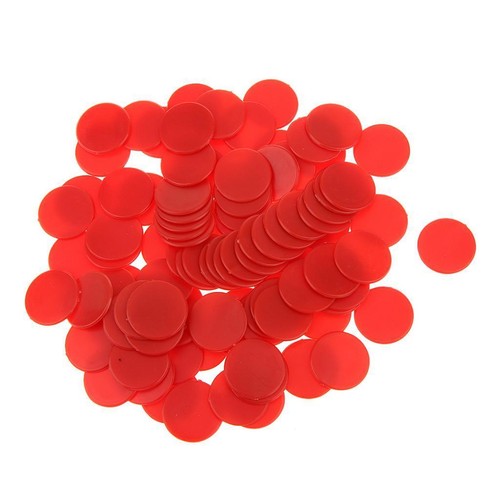 100pcs plastic counters - plastic, bingo