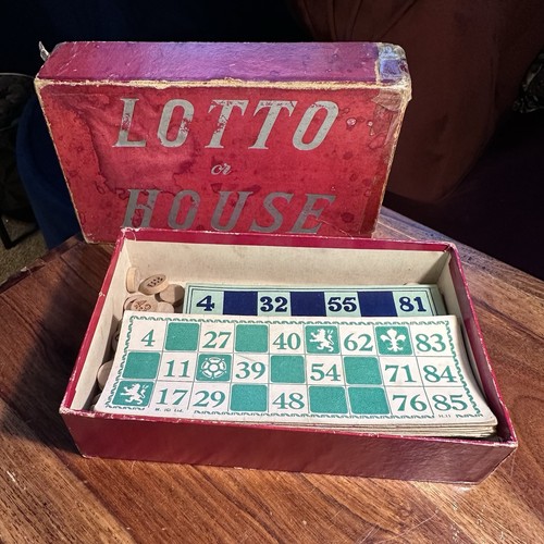 1930s lotto house game - 1930s,