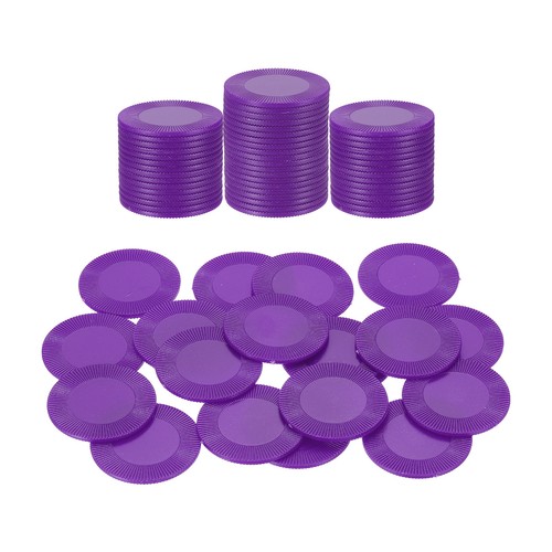 64pcs plastic poker - 1.5",