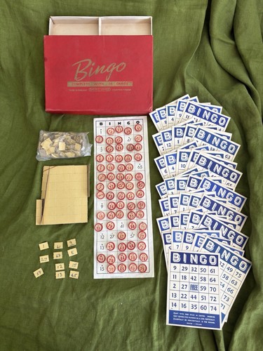 Vintage spear games bingo - vintage, spear's