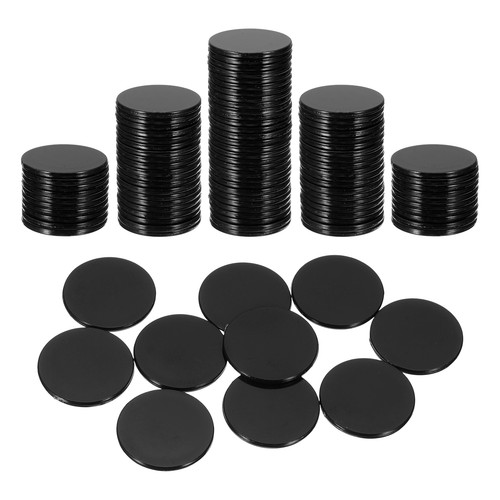 100pcs black inch poker - 1,