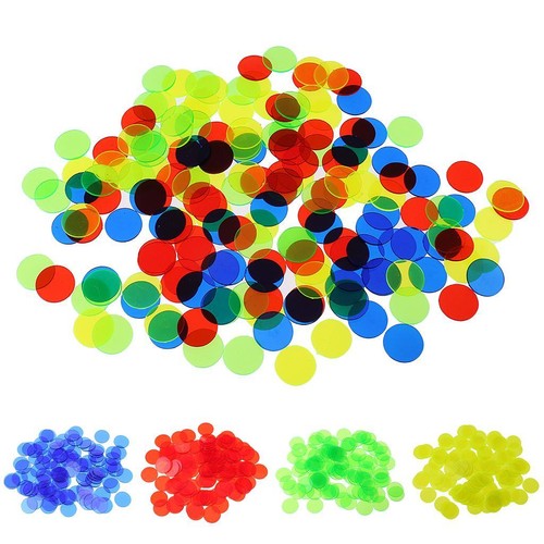 100x 19mm plastic game - plastic, counter