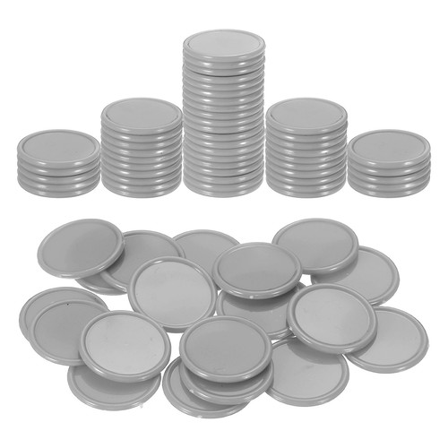 100pcs gray poker - 1",