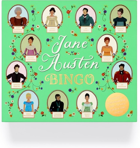 Jane austen bingo game board - austen,