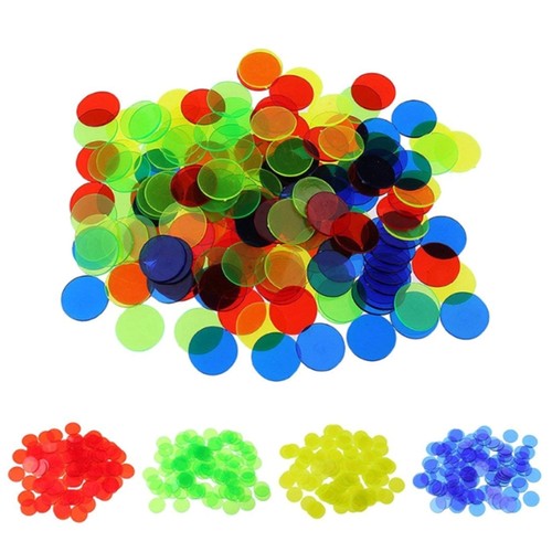 100pcs colored bingo - colored,