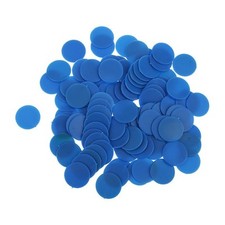 100X Coloured Plastic Counters
